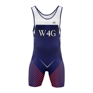 Singlet de Lucha MMA para Hombre, Personalizado con Impresión Digital, de Alta Calidad, Transpirable, Ligero, Elástico, Duradero y de Secado Rápido - Product Image 1
