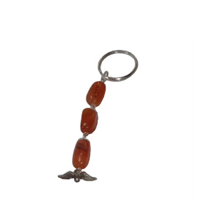 Porte-clés en cristal de haute qualité, cube en cornaline rouge, porte-clés en pierre naturelle, cadeaux pour femmes, vente en gros - Product Image 1