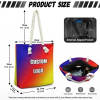 Sac à main en corde à motif spécial Belize pour femme, sac fourre-tout imprimé à la demande, sac à bandoulière durable et original pour les vacances pour fille