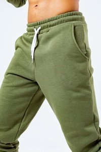 Chándal deportivo para correr al aire libre para hombre, chándal de lana de algodón tejido para levantar la cadera - Product Image 5