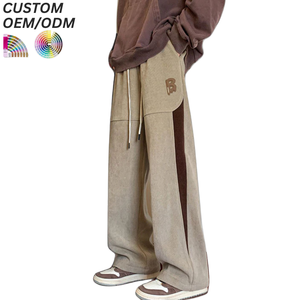 Pantalones Casuales de Algodón para Hombre, Talla Grande, Corte Holgado, Transpirables, Estampados, con Cordón Ajustable, Ecológicos, Color Personalizado, Logotipo Personalizado - Product Image 1