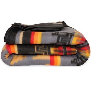 Rotary Print Knitted Polyester Fleece Blankets <b>Throws</b> Portable Disposable Towel for Home Travel Hospital Hotel Picnic Use - Product Image 6