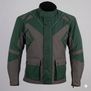 Veste d'hiver en polyester et coton mélangé pour hommes, manches longues, style décontracté pour équipes de course, combinaison de moto OEM, vente en gros - Product Image 2