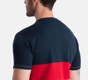 ออกแบบโลโก้ของคุณเอง โรงงานผลิตเสื้อยืดคุณภาพสูงสำหรับผู้ชาย คอกลม เสื้อยืดผู้ชายสั่งทำพิเศษ - Product Image 5