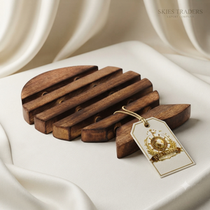 Handmade <b>Wooden</b> Palm Tree Carved <b>Trivet</b> Intricate Cutout Hot Pot Holder <b>Wooden</b> Table Mat - Product Image 3