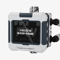 Refroidisseur de processeur liquide AIO Thermalright Frozen Warframe 360 WHITE ARGB avec écran IPS de 2,4 pouces, pompe 3000 RPM, compatible Intel LGA 1851 AM5, pour montage PC