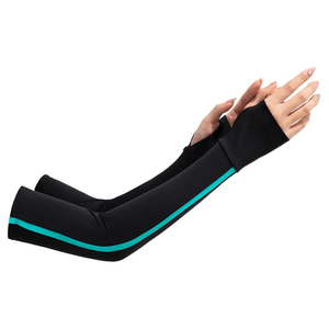 Manches de protection solaire pour femmes, été, anti-UV, rafraîchissantes, respirantes, séchage rapide, pour cyclisme et conduite, avec ouverture pour les doigts, en polyester et nylon - Product Image 1