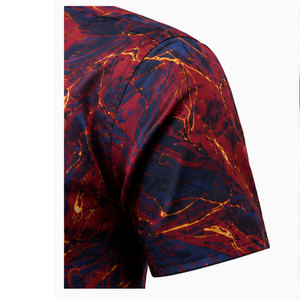 Camisa Elegante con Estampado para Hombre, Camisa de Diseñador con Costuras Premium y Construcción de Mezcla de Algodón de Alta Calidad - Product Image 4