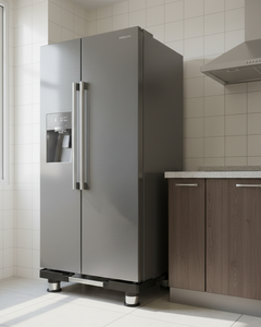 Support réglable pour lave-linge et réfrigérateur, base robuste noire pour appareils électroménagers - Product Image 6