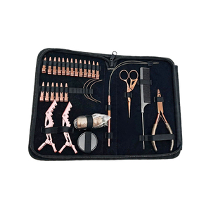 Juego de Herramientas Profesionales de Alta Calidad para Extensiones de Cabello con Pinzas de Acero Inoxidable y Logotipo Personalizado, Incluye Kit de Agujas Nano - Product Image 4