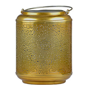 Lanternes de sol en fer faites à la main du fabricant indien bougeoir intérieur extérieur pour la maison hôtel ambiance de noël style de vie - Product Image 1