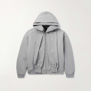 Sudadera con Capucha para Hombre, Estilo Vintage, con Estampado de Calaveras, 100% Algodón Ecológico, Hombros Caídos, Personalizable, Último Modelo 2026, Superventas - Product Image 3