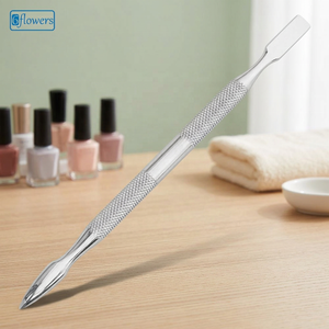 Herramienta de Doble Punta de Acero Inoxidable para Empujar Cutículas, para Manicura y Cuidado de las Uñas, Crea tus Propios Diseños y Logotipos - Product Image 3
