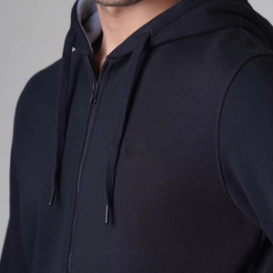 <b>Top</b> Quality Custom <b>Men</b>’s Zip Up Hoodie Heavyweight Cotton <b>Fleece</b> Plain Hoodie Breathable Comfort Fit Streetwear Sweatshirt - Product Image 3