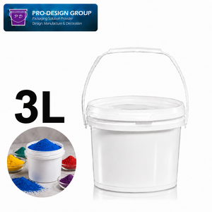 Pot en plastique de 3 L avec bouchon à vis pour l'emballage des pigments - Product Image 1