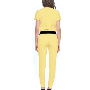 Tenue médicale flexible pour infirmière : haut et pantalon pour les salles d'hôpital, les urgences et les salles de consultation. - Product Image 3