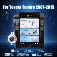 Autoradio Android 13.6'' avec GPS, écran Tesla, lecteur multimédia stéréo pour Toyota Tundra Sequoia 2007-2013