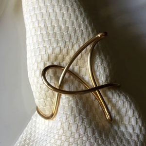 Elegant Metal Napkin Ring <b>Set</b> <b>for</b> Party <b>Dining</b> <b>Table</b> Decoration Durable Eco-Friendly Stylish Polished Finish - Product Image 1