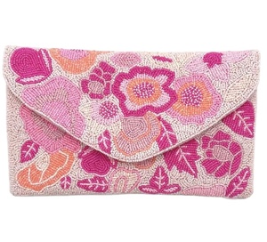 Pochette de soirée mariage pour femmes de couleur personnalisée sac à main tendance perles de verre broderie soudure couture artisanat - Product Image 2