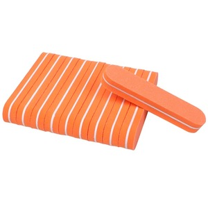 Lima de Uñas de Esponja Rosa de Doble Cara OME, 17.8 cm, Herramienta de Cuidado de Uñas Mini Reutilizable con Diseño de Zebra, Grano 180 - Product Image 5