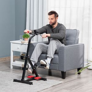 Height-Adjustable <b>Pedal</b> Exerciser for Seniors Hand Arm Knee Leg <b>Exercise</b> Machine with LCD Display and Foot Massage Roller - Product Image 2