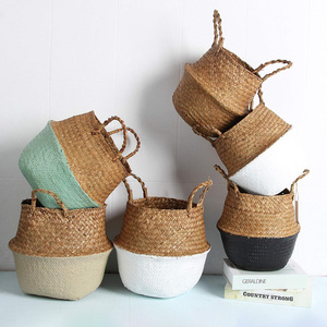 Top pick seagrass <b>baskets</b> for clothes organizer good quality sea grass <b>basket</b> closet living space storage - Product Image 5