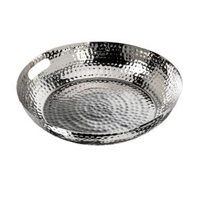 ชามเสิร์ฟอาหารทรงกลมทองเหลืองโบราณแบบตอกลาย ดีไซน์สวยงาม ชามเสิร์ฟอาหารทรงกลมสำหรับตกแต่งเคาน์เตอร์ครัวและงานปาร์ตี้ - Product Image 5