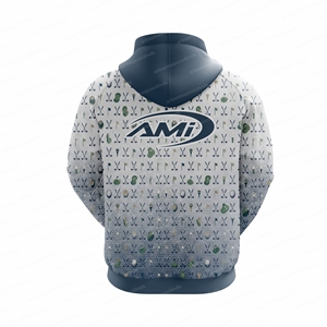 Sudadera con Capucha Personalizada por Sublimación para Hombre y Mujer, 100% Poliéster, Forro Polar, Estilo Urbano, Deportivo, para Invierno, de Secado Rápido - Product Image 4