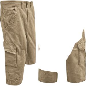 Cargo 3 quarts bas quantité minimale de commande exclusif nouvelle mode coton premium qualité prix bon marché OEM Service toile sergé pantalon exportation pantalons de survêtement - Product Image 1