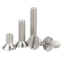 Vis autotaraudeuse fendue à tête fraisée en acier inoxydable SS304 pour assemblage et réparation industrielle