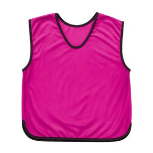 Breathable Soccer <b>Training</b> <b>Bib</b> Lightweight Pink Youth Adult Custom Design Quick Dry Polyester Scrimmage Vest for Team Practice - Product Image 2