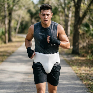 <b>Groin</b> <b>Guard</b> Shock Absorbing Gel Padding <b>MMA</b> Boxing Training Protector - Product Image 6