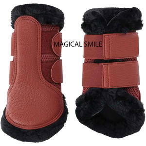 Botas de cepillado para caballos de alta calidad, altamente suaves, que ofrecen protección óptima y máxima comodidad para las patas del caballo. - Product Image 5