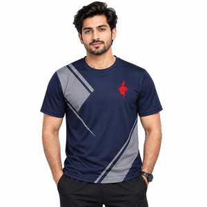 T-shirt décontracté pour homme, coupe ample, manches courtes, tissu doux et confortable, style streetwear, vêtement quotidien - Product Image 1
