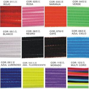Pulisci-penne colorati assortiti, 12 colori per lavoretti e progetti fai da te - Product Image 2