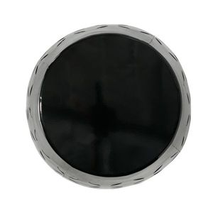 12-Inch Industrial Style Accent <b>Side</b> Table Cylindrical Design End Table for Living Room Family Room Coffee Table for Outdoor Use - Product Image 3