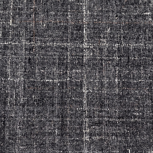 Tapis en laine noire effet croisé, antidérapant, écologique, tufté à la main, à poils épais, pour salon, hôtel, salle de bain - Product Image 4