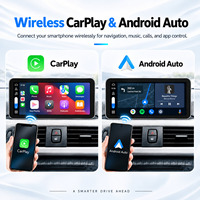 HANTUE Écran QLED 12,3 pouces à cadre étroit, autoradio Android 15 avec Carplay, lecteur multimédia pour Mercedes Benz Classe C V W205 W447 GLC