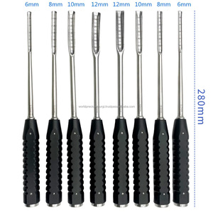 WORLD <b>PRECISION</b> SURGICAL Straight Bone Chisels Osteotome Surgical Kit 6mm 8mm 10mm 12mm Stainless Steel Manual Orthopedic <b>Tools</b> - Product Image 1