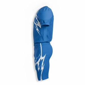 Uniforme de fútbol americano personalizado premium, sublimado, transpirable, anti-pilling, con pantalones con almohadillas integradas. - Product Image 1