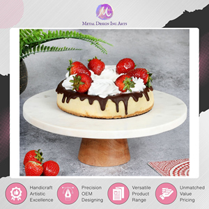 Exclusive Hot Sale on Best Quality Kitchenware Dining Table Wooden and <b>Marble</b> Bakeware <b>Cake</b> Pedestal <b>Stand</b> at Bulk Price - Product Image 6