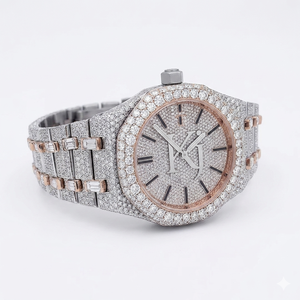 Reloj Automático Hip Hop con Incrustaciones de Moissanita, con Piedras de Primera Calidad y Estilo Audaz, Ideal para la Moda Urbana - Product Image 2