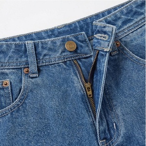 Shorts de Mezclilla Rectos de Cintura Alta para Mujer, Personalizados, Transpirables, Ropa Urbana de Alta Calidad, Moda de Verano - Product Image 4