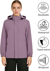 Traje Impermeable Premium para Senderismo al Aire Libre, Ropa Transpirable y Resistente al Viento de Alto Rendimiento, Fabricante - Product Image 3