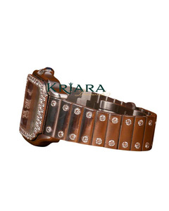 Reloj Automático de Lujo para Hombre, Correa de Acero Inoxidable, con Diamantes Incrustados, Analógico, con Fecha, Cristal de 41 mm, Estilo Hip Hop, Disponible a Precio de Exportación - Product Image 5