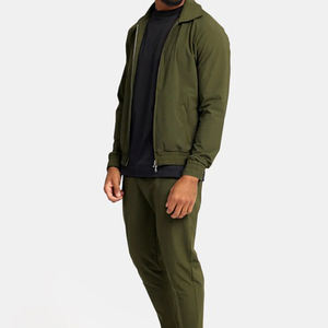 Conjunto Deportivo de Otoño al por Mayor, 2 Piezas, Traje Deportivo para Hombre, 100% Poliéster, Informal, para Correr, Traje Deportivo Sólido para Hombre - Product Image 5