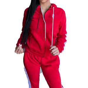 Conjunto Deportivo de 2 Piezas Ultra Cómodo Unisex de Forro Polar Grueso, Pantalones Deportivos Casuales para Otoño/Invierno, Conjunto para Descansar, Cálido, Cómodo y con Estilo - Product Image 1