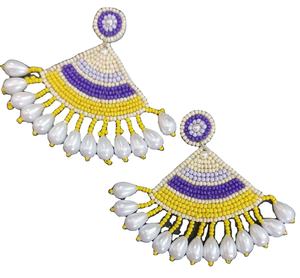 ต่างหูลูกปัดทำด้วยมือต่างหูลูกปัดหลายแบบตามสั่งสำหรับผู้หญิงเครื่องประดับสำหรับงานปาร์ตี้ในราคาที่ดีที่สุดต่างหูลูกปัด - Product Image 1