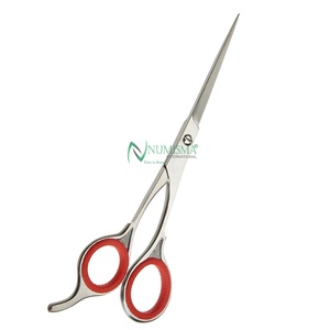 Ciseaux de coiffure Super Cut Maroon avec manche fantaisie, lames en acier inoxydable durables et affûtées pour la beauté - Product Image 6