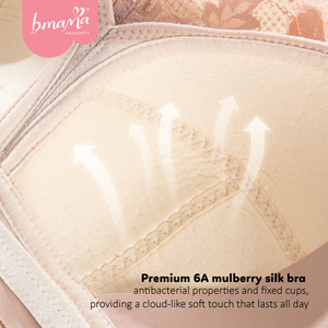 Sujetadores de lactancia OEM de talla grande, transpirables, finos, informales, para dormir, con diseño de encaje, cobertura completa de copa, sin costuras y sin aros. - Product Image 5